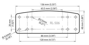 ROKK LOK MONTAJ PLAKASI RAYMARINE A6/A7 - RL506