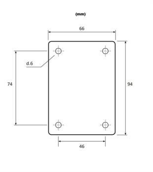 Scout Pa 3 Anten Montaj Braketi Fiberglas Beyaz