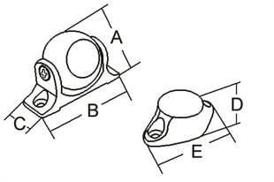 Kapı ve Pencere Stoperi 34x46mm