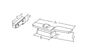 Basmalı Kapı Kilidi 213 mm