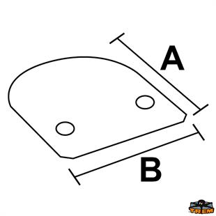 Amortisör montaj braketi düz tip p çelik 