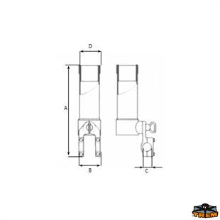 Kamış yuvası VARDAVELA MONTAJ P ÇELİK 50MM