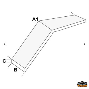 Pasarella AHŞAP ZEMİN 260 MM 