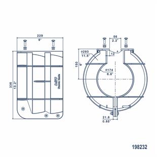 NUOVA RADE PERVANE KORUYUCU,25-35 HP,Ø29CM,TURUNCU