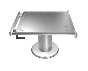 Barka Elektrikli, Kayar Plakalı Masa Ayağı 24V. 2 Kademe - 700mm