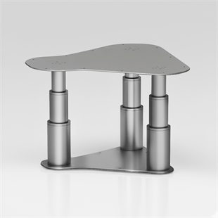 Barka Elektrikli Üçlü Masa Ayağı.12V.2 Kademe - 700mm