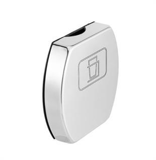 Marine Town Paslanmaz Çelik Kapaklı Beyaz Plastik Katlanır Bardaklık