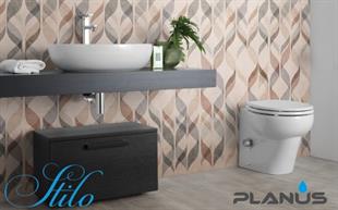 Stilo Plus 12V Beyaz Taş Taharet Kitli Tuvalet