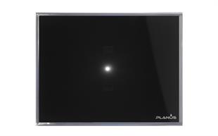 Planus Siyah Full Glass Touch Panel 2 Butonlu