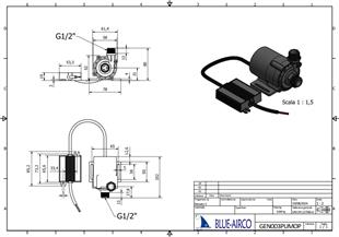 MANYETİK KLİMA POMPASI, 12V, IP68. MAKS.12000BTU