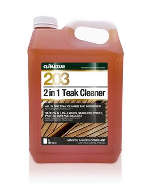 CLIN AZUR -203- 2 IN 1 TİK TEMİZLEYİCİ, 5 LT