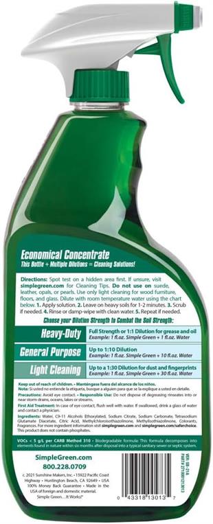 Simple Green Genel Amaçlı Temizlik Spreyi 710 Ml
