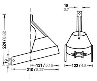 Aqua Signal KIEL LED Güverte Aydınlama Lambası 10V-30V Siyah Gövde