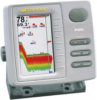 Condor 340 C Renkli Ekran Balık Bulucu Türkçe Menü