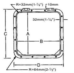 Düşük profilli hatch tek açılım 610x610
