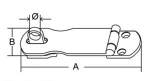 Gergili kilit 90x25mm