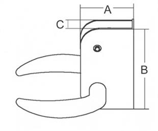 Kapı kilidi sol 16MM