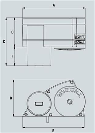Maxwell HRC10-10 1200W 12V 10mm Tambursuz Yatık Irgat