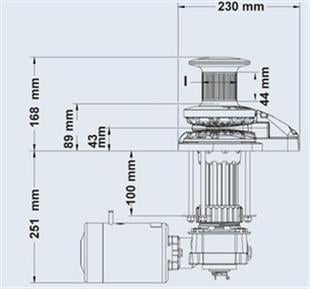 Maxwell RC- 10 1000W 24V 8mm Tamburlu Irgat