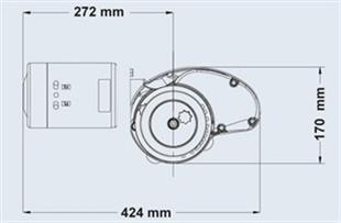 Maxwell RC-10 1000W 24V 8mm Tambursuz Irgat 