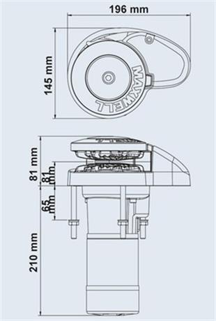 Maxwell RC-6 500W 12V 6 mm Dik Irgat