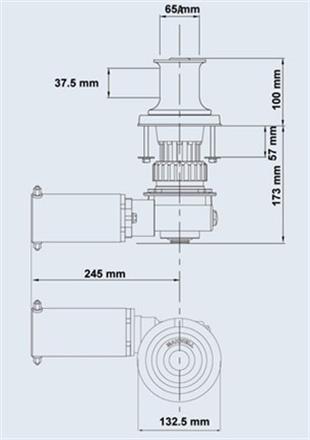 Maxwell VC Serisi 600W 24V  Capstan