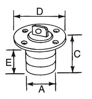 Miçoz Plastik Yuvarlak Ø43mm