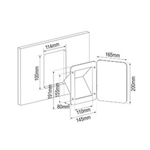 Nuova Rade Dolum Ağızları için Plastik Kapaklı Yuva