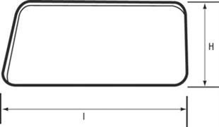 Nuova Rade Krome Plastik Kapak 370x375 mm
