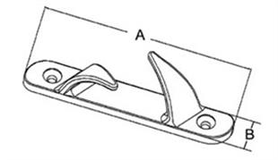 Paslanmaz Çelik Kurtağzı 112x19mm