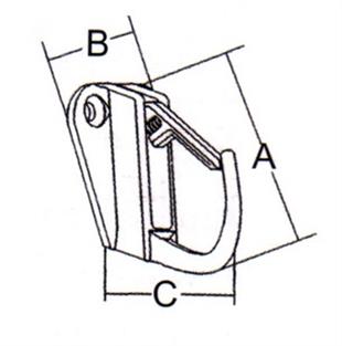 Paslanmaz Usturmaça Kancası Yaylı
