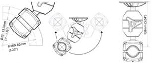 Scanstrut RL-505-ARM Rokk Midi Montaj Braketi