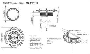 Rokk Wireless SC-CW-01F  Hidden Şarj Ünitesi