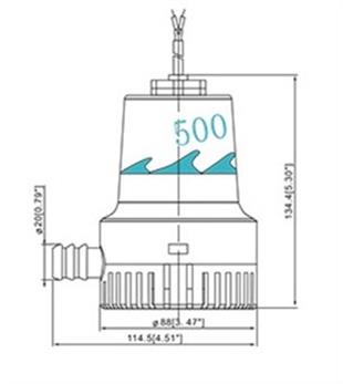 Seamaxx Sintine Pompası 500Gph 24V