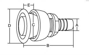 Tank havalandırma DÜZ S 35MM