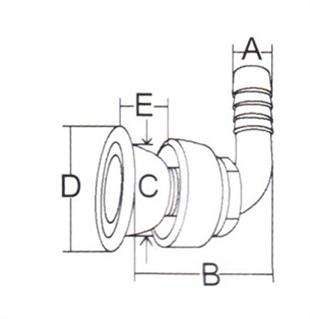 Tank havalandırma 90 DERECE /S 35MM