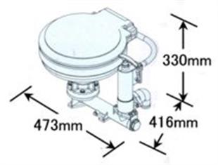 TMC Manuel marine tuvalet KÜÇÜK TAŞ 
