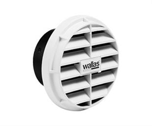 WALLAS 3411 KABİN ÇIKIŞ MENFEZİ Ø75MM, BEYAZ