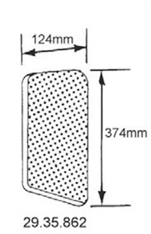 Yangın söndürücü yuvası 2 kg için plastik kapaklı
