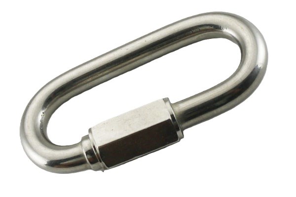 KARABİNA OVAL, SOMUNLU Ø10MM