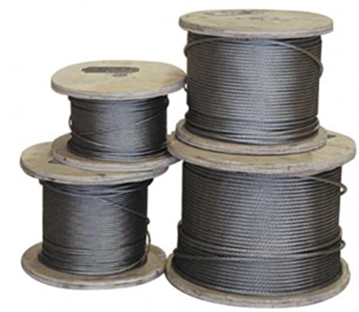 PASLANMAZ ÇELİK HALAT, 6MM, 7x19, AISI316
