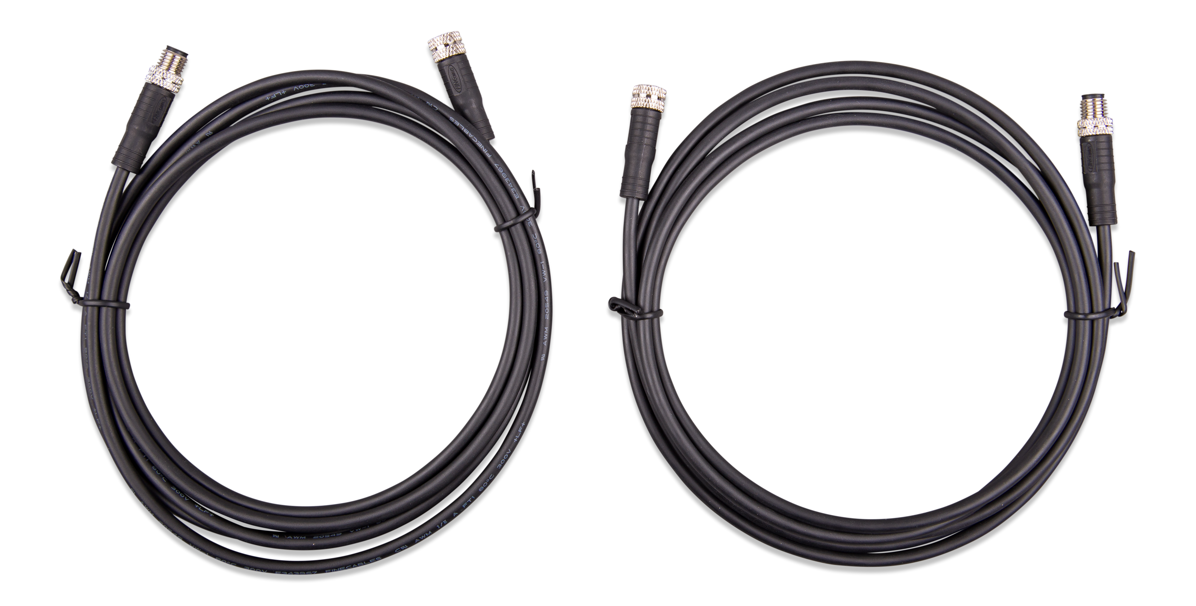 MALE TO FEMALE 3 POLE CABLE 3M BAG OF 2 (M8)