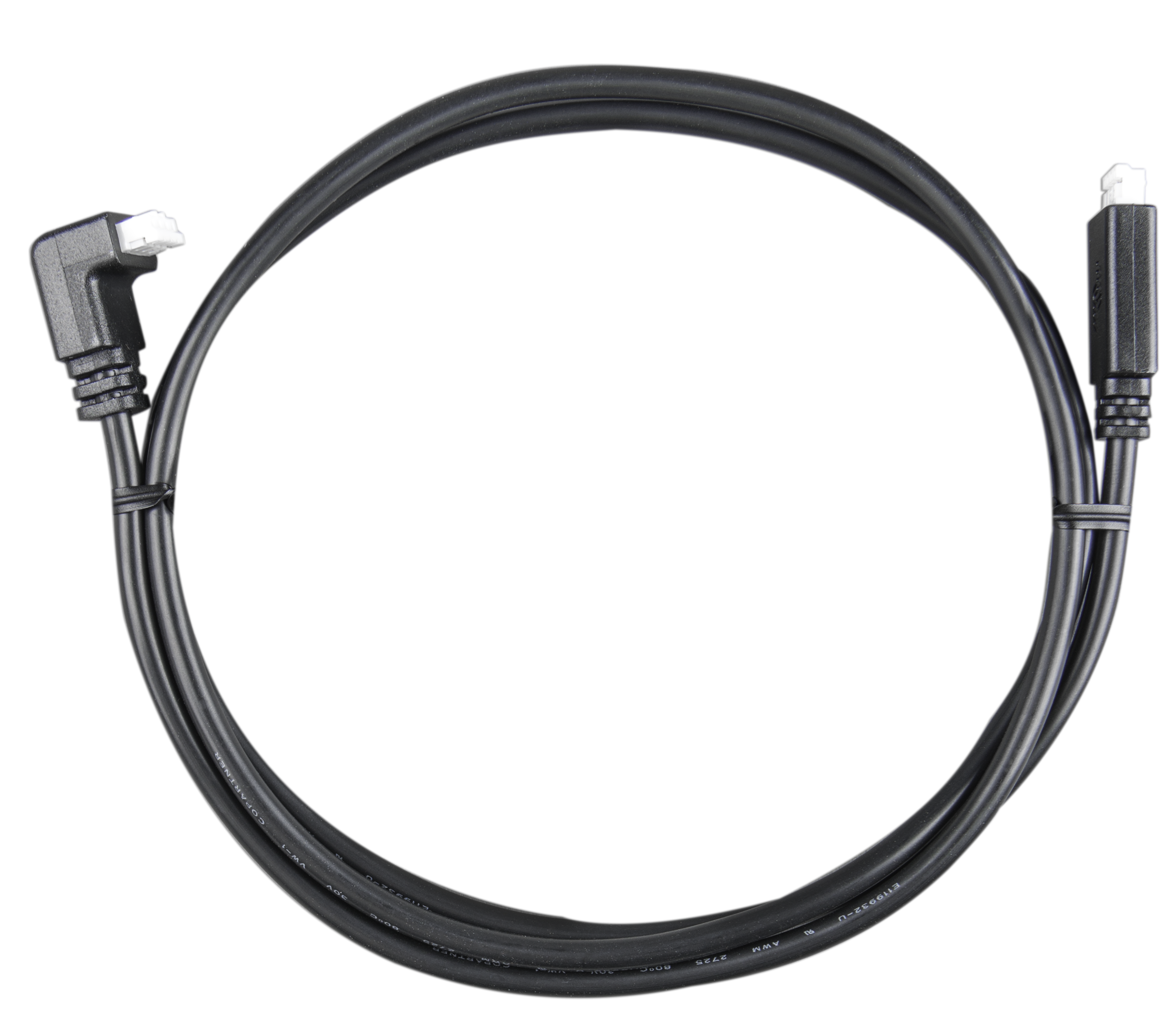VE.DIRECT CABLE 1.8MT (one side Right Angle conn)