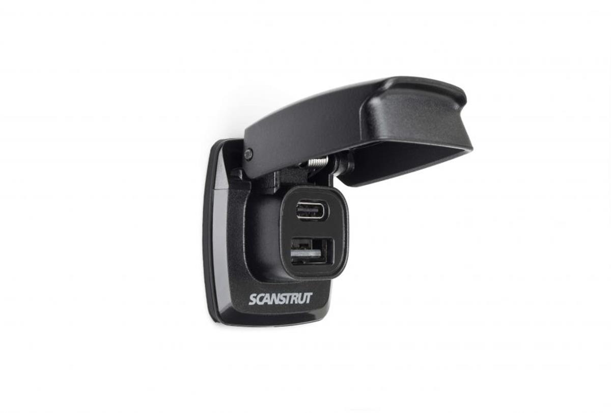 SC-USB-F1 FLIP PRO ÇİFTLİ HIZLI ŞARJ USB+TYPE-C