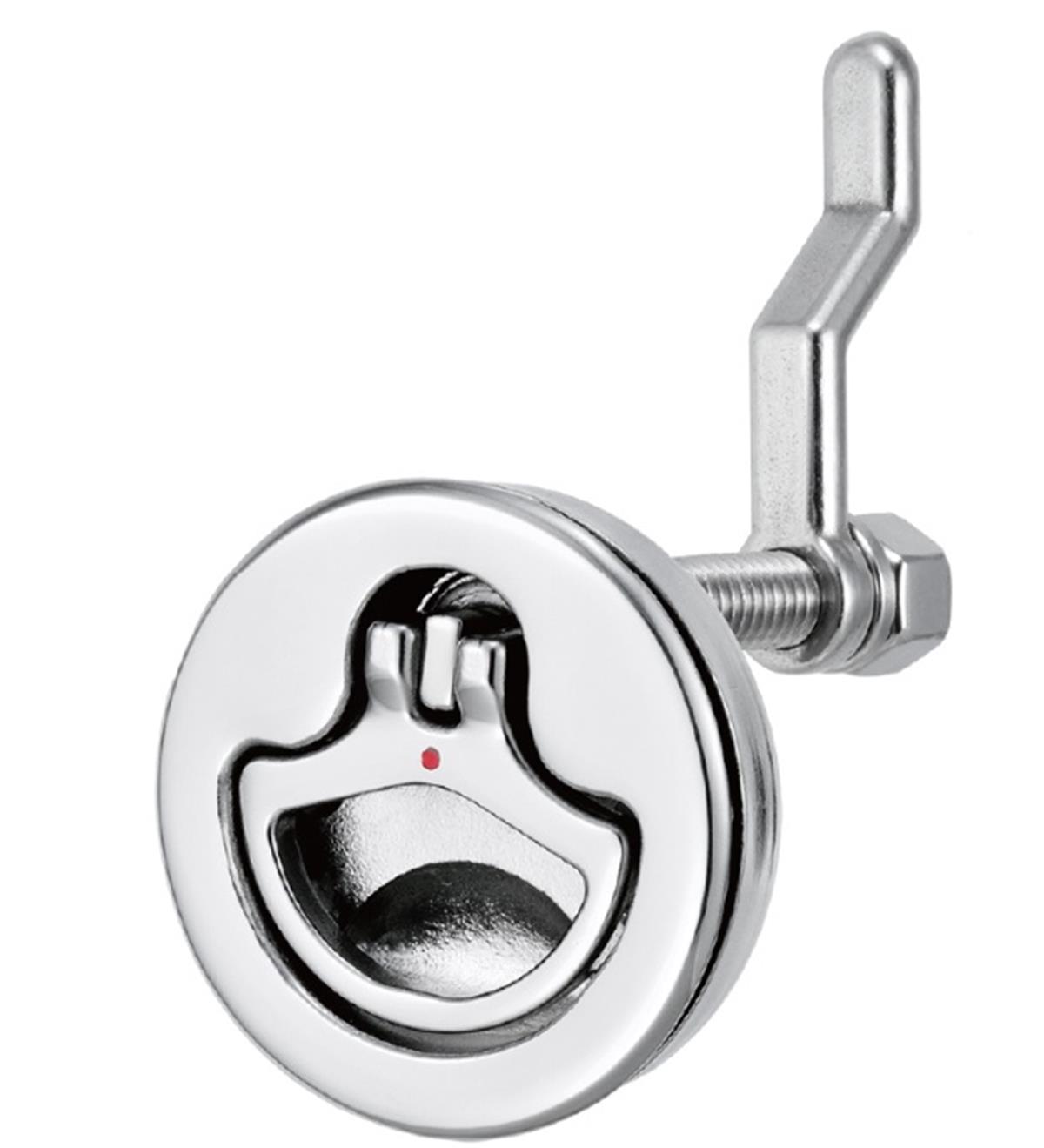GÖMME KULP YUVARLAK, PASL.ÇELİK - KİLİTSİZ - Ø64MM