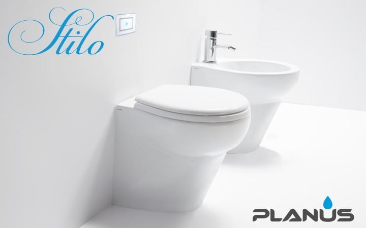 Stilo 24V Beyaz Taş Taharet Kitli Tuvalet