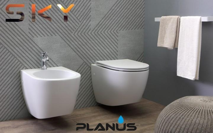 Sky 12V Krem Taş Tuvalet 