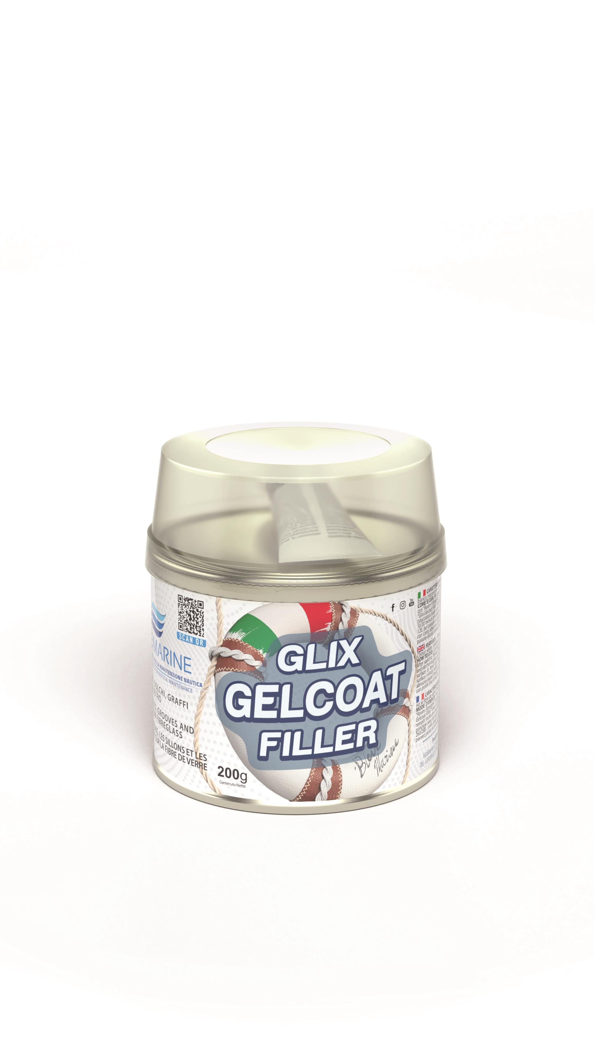 BLUE MARİNE GLIX GELCOAT FILLER, 200 GR