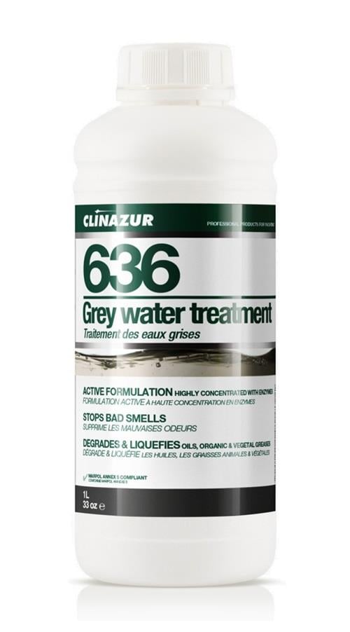 Clin Azur -636 (136)- Gri Su Tankı Temizleyici 1 Litre