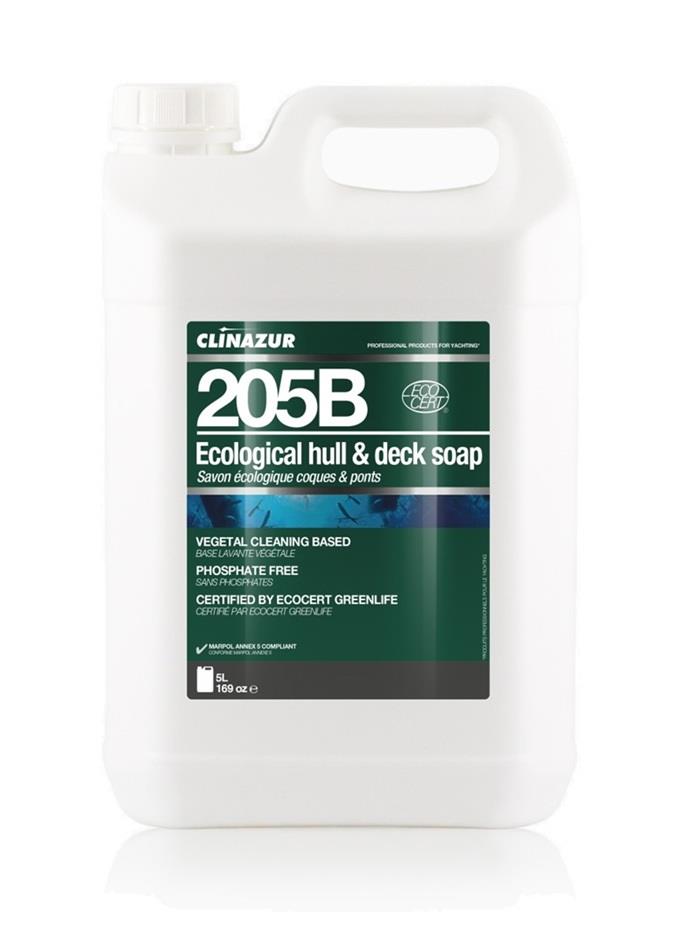 Clin Azur-205B- Ekolojik Gövde/Güverte Temizleyici Konst. 5 Litre